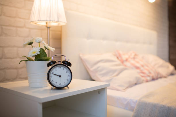 istock An alarm clock near the bed 888064186