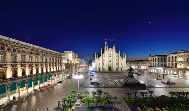 istock Milan Piazza Del Duomo at Dawn, Italy 888066542