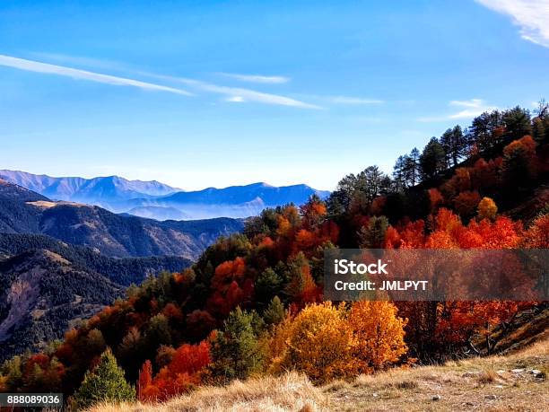 Autumn Landscape Mercatour National Park France Stock Photo - Download Image Now - Mercantour National Park, Alpes-Maritimes, Alpes-de-Haute-Provence