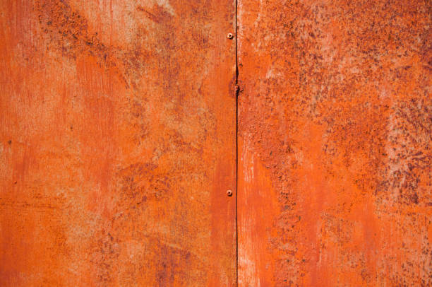 istock Texture of old shabby rusty metal surface. 888089890
