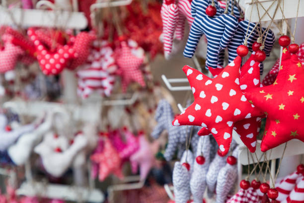 istock Colorful decorations on the Christmas market 888090020