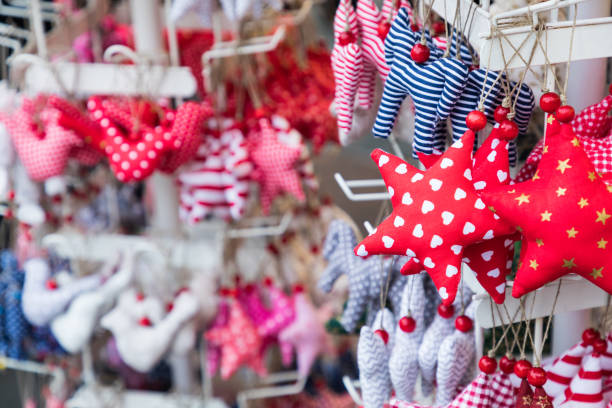 istock Colorful decorations on the Christmas market 888090030