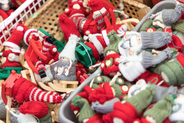 istock Colorful decorations on the Christmas market 888090044