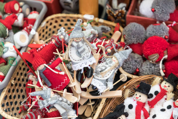 istock Colorful decorations on the Christmas market 888090052