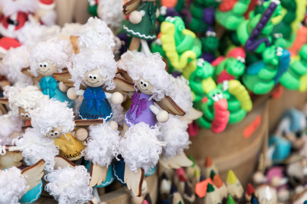 istock Colorful decorations on the Christmas market 888090056
