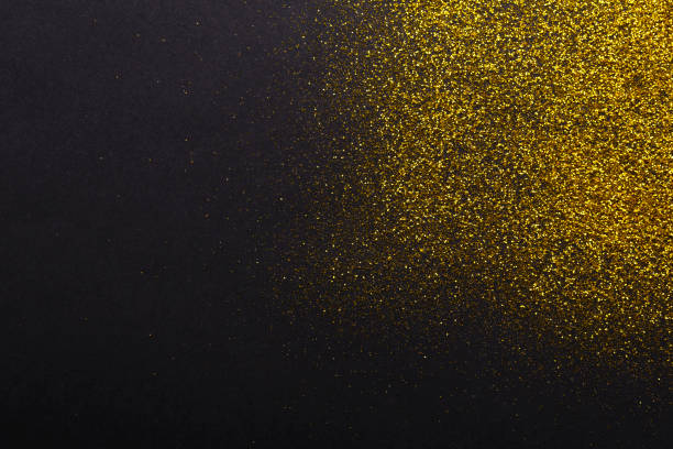 istock Golden glitter sand texture, abstract background. 888090066