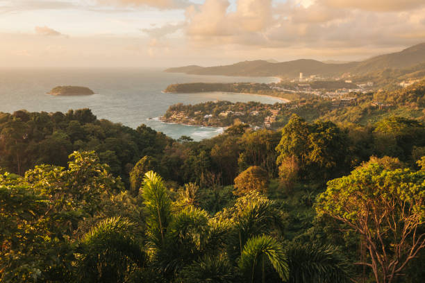 Karon Viewpoint at sunset, Phuket, Thailand