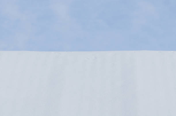 istock Snow on roofing in winter 888116774