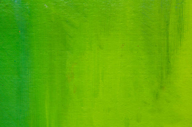 istock Beautiful light green paint on canvas. 888117396