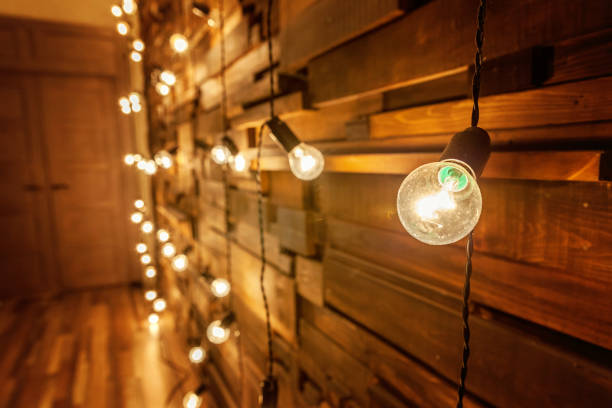 istock wooden background with lamps 888137702