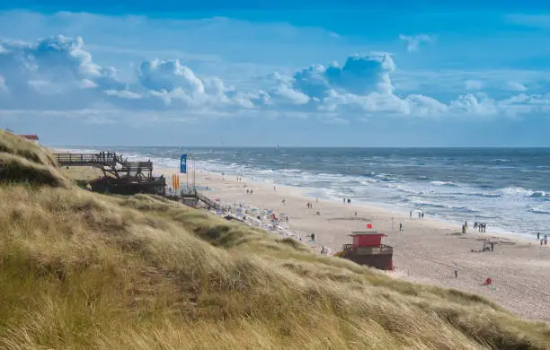 Windy day at the beach, Sylt, Germany