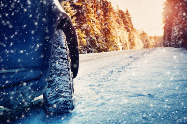 istock winter road in the morning 888146598
