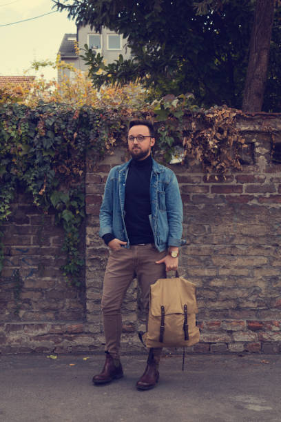 istock Modern attractive guy posing outdoors.Fashion concept. 888150240