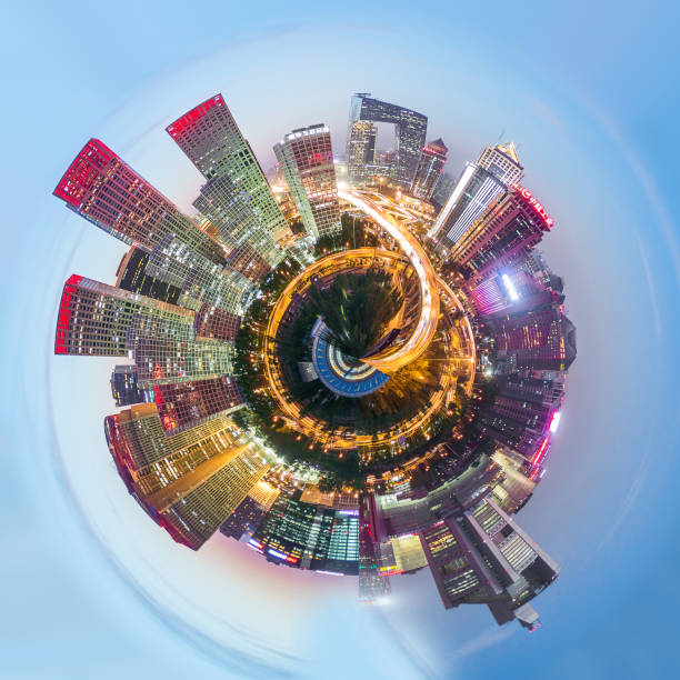 vista de 360° panorama aéreo de pekín - biological culture outdoors travel destinations architecture fotografías e imágenes de stock