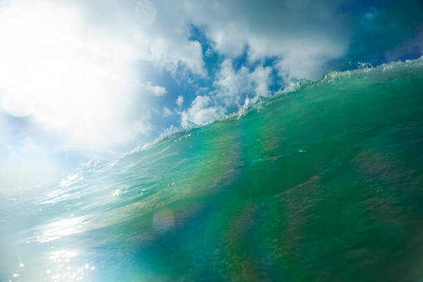 Clean waves  surfing spot, Phuket, Thailand