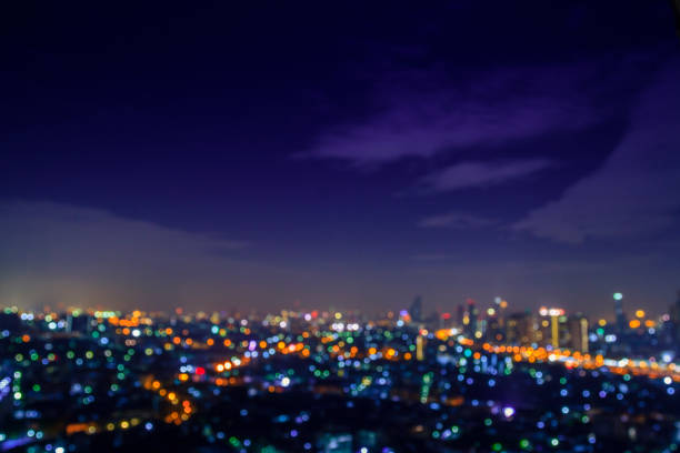 istock City with tower and temple at night 888167512