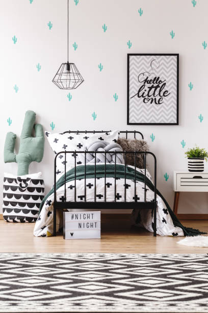 istock Scandinavian style kid's bedroom 888173416