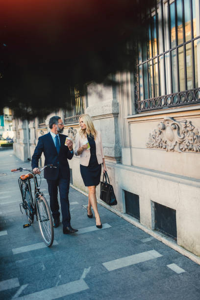 istock Business people going on or off to work 888173670