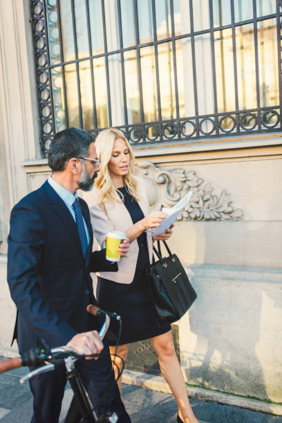 istock Business people going on or off to work 888180548