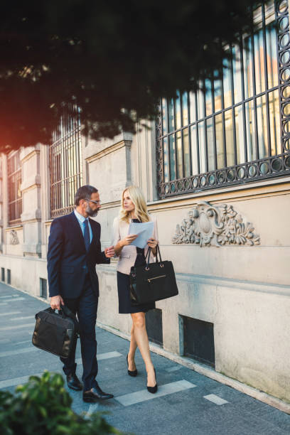 istock Business people going on or off to work 888183390
