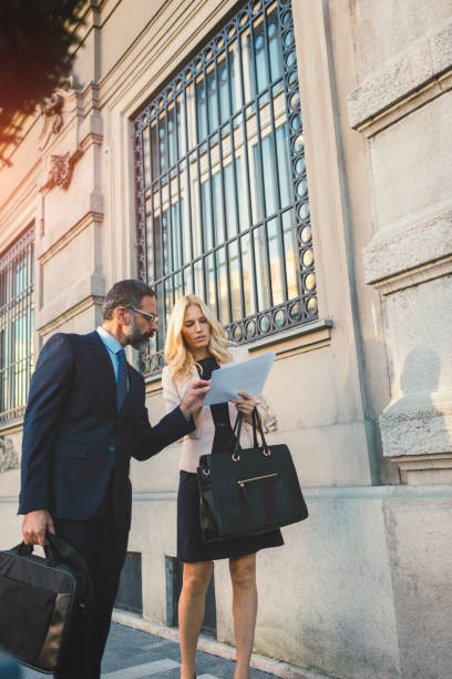 istock Business people going on or off to work 888183676