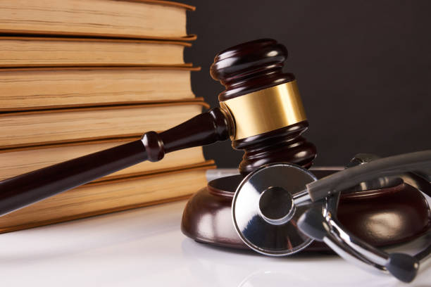 istock Judge's Gavel and medical stethoscope 888183858