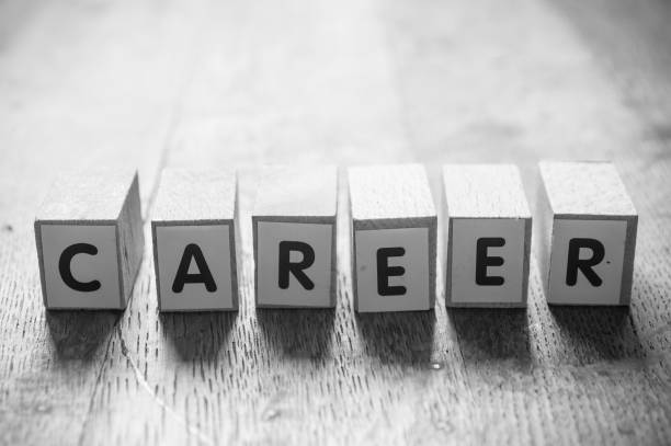 istock concept word forming with cube - Career 888186278