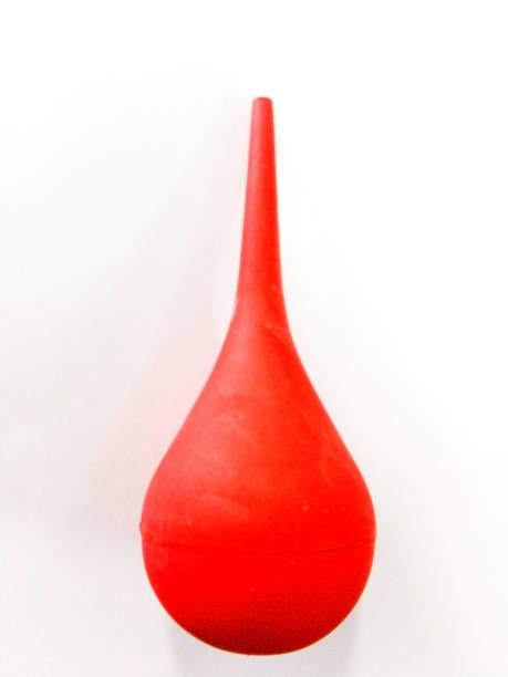 istock Red rubber suction bulb isolated on white background with clipping path. 888200276