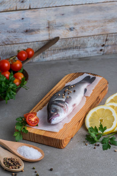 istock Fresh fish sea bass 888200660