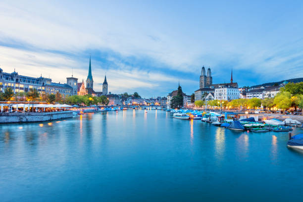 istock Downtown waterfront in Zurich Switzerland 888221664