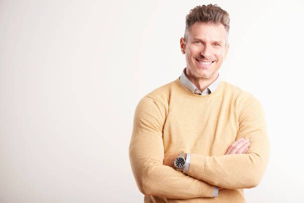 istock Businessman portrait at isolated background 888230202