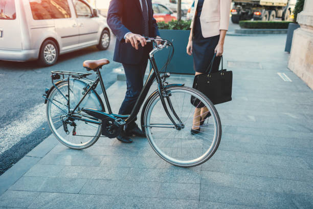 istock Business people going on or off to work 888235994