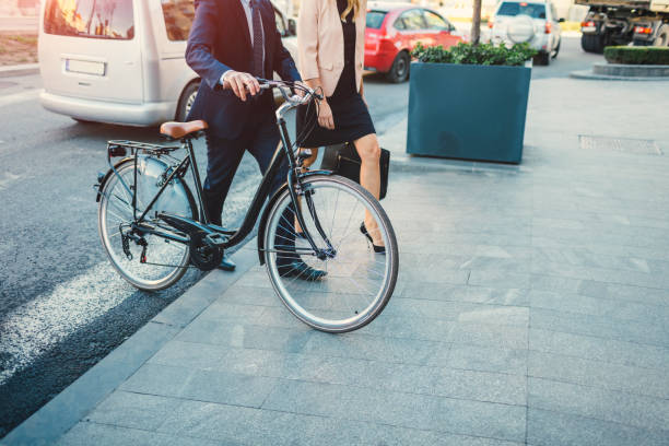 istock Business people going on or off to work 888236076