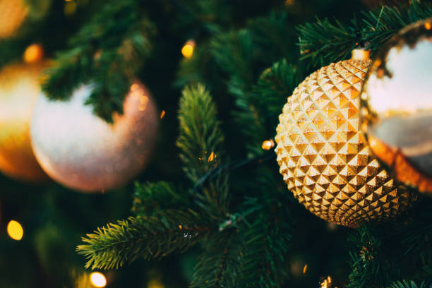 istock Christmas beautiful balls 888250870