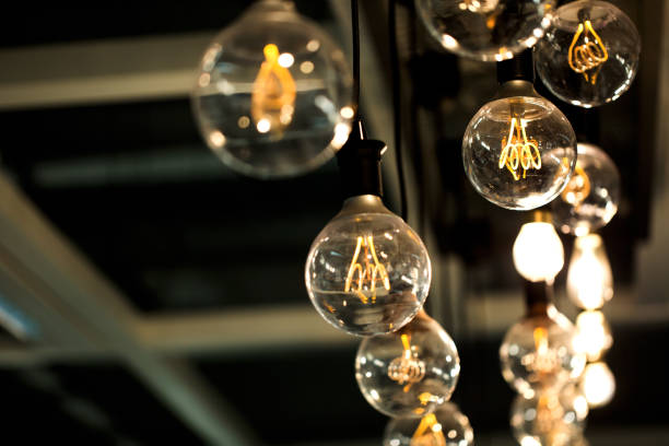 istock Group of modern lamps 888261222