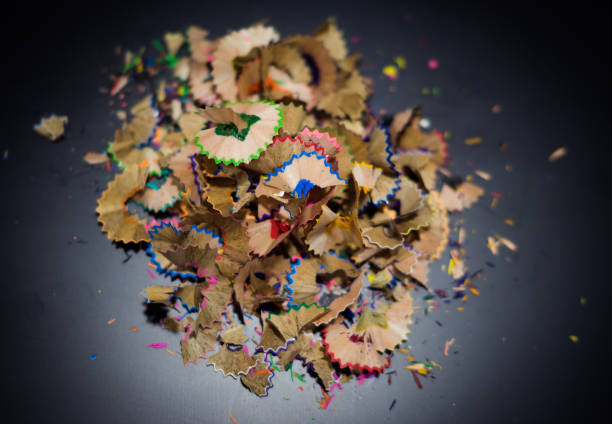 istock High Angle View Of Pencil Shavings On Table 888274676