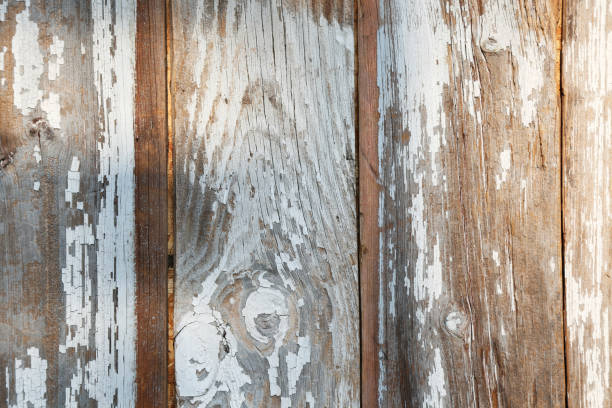 istock Old White wooden Background,Peeling Paint 888283448