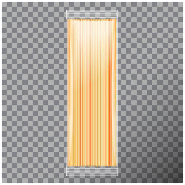 Spaghetti, capellini pasta transparent package, isolated on transparent background. Vector mock up illustration Spaghetti, capellini pasta transparent package, isolated on transparent background. Vector mock up illustration for your design blank cereal box clip art stock illustrations
