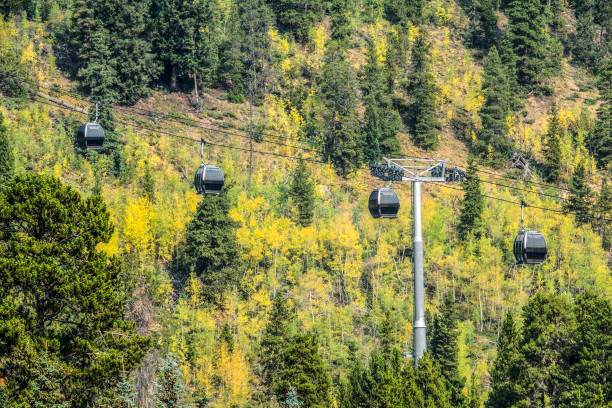 istock Late summer ski lift 888304492