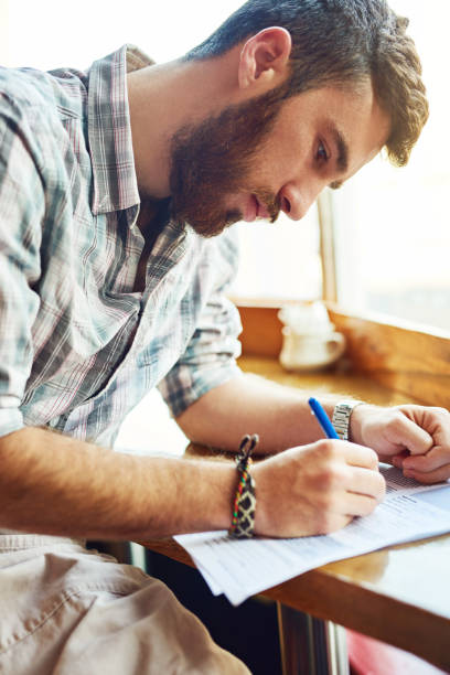 istock Serious about the success of his startup 888307576