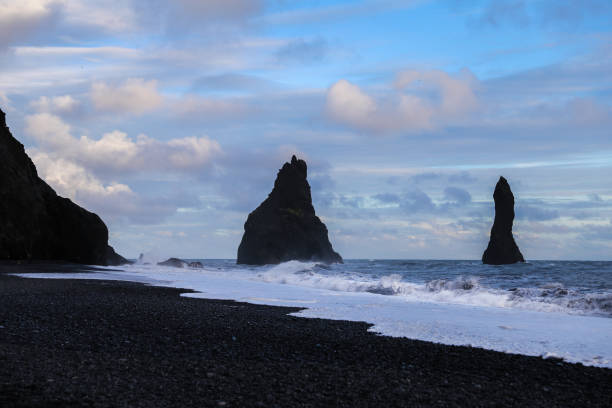 istock Reynisdrangar Black Sand Beach in Iceland 888324714