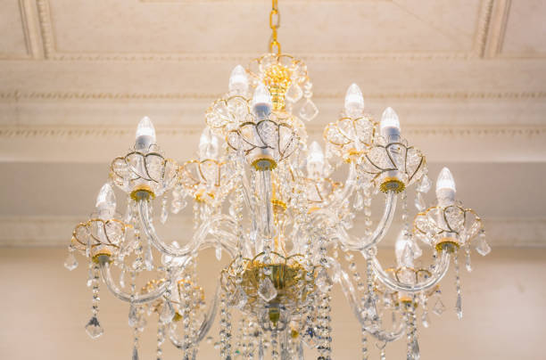 istock Luxury crystal chandelier 888342684