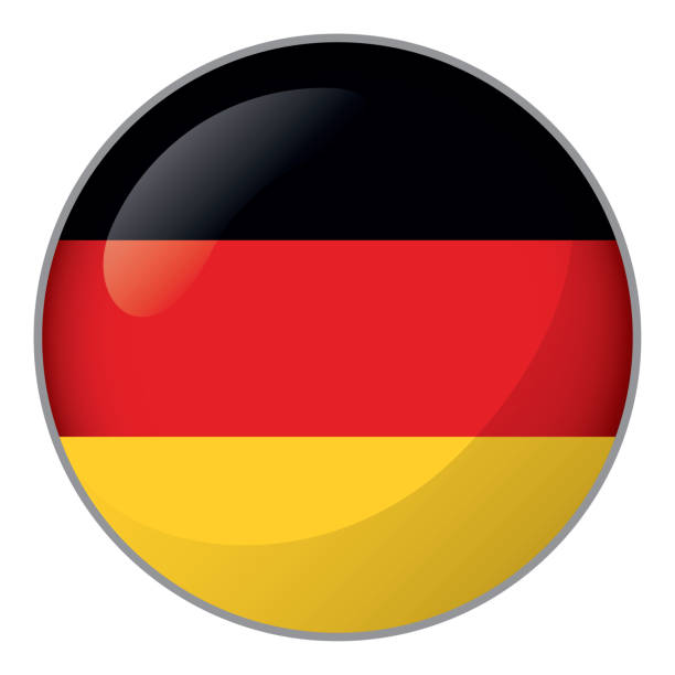 istock Icon representing button flag of Germany. Ideal for catalogs of institutional materials and geography 888343932