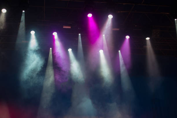 istock Performance moving lighting. Concert Light Show. Stage Lights. 888349664