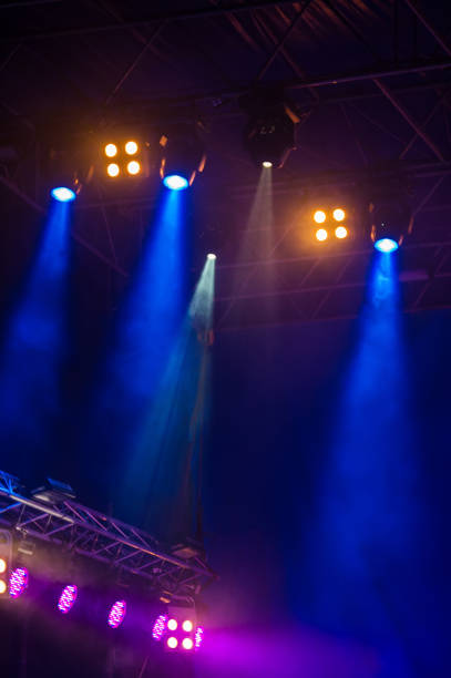 istock Performance moving lighting. Concert Light Show. Stage Lights. 888349714