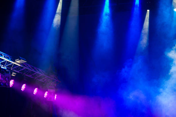istock Performance moving lighting. Concert Light Show. Stage Lights. 888349718