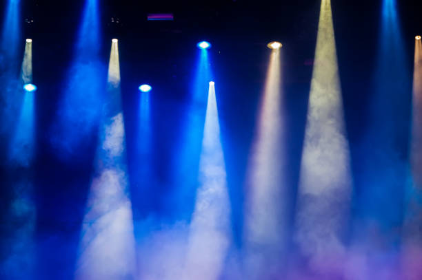 istock Performance moving lighting. Concert Light Show. Stage Lights. 888349772