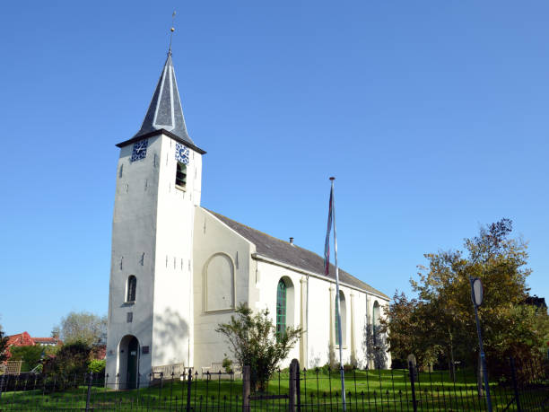 istock Church of Feerwerd in full sun 888350136