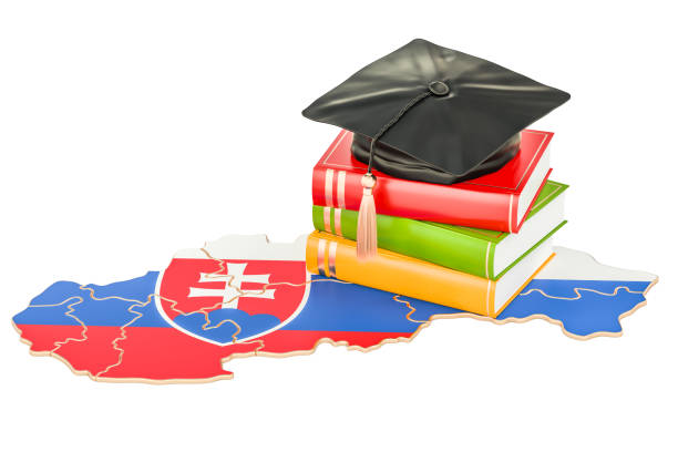istock Education in Slovakia concept, 3D rendering isolated on white background 888387638