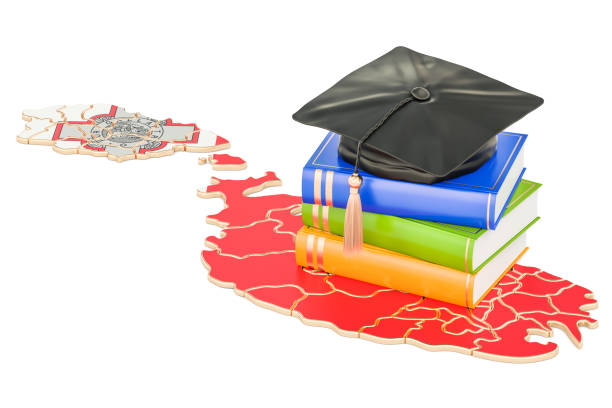 istock Education in Malta concept, 3D rendering isolated on white background 888387650